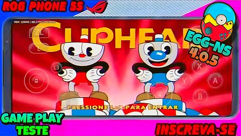 CUPHEAD - Teste rápido no Egg NS Emulator Switch 4.0.5 - SD888 PLUS/8GB