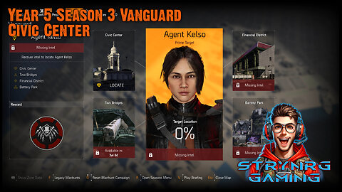 🔍 Vanguard Manhunt Begins: Tracking Agent Kelso in Civic Center | The Division 2 Y5S3 Update 🎖️