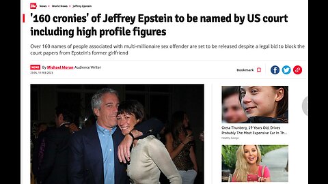 '160 cronies' of Jeffrey Epstein to be named by US court including high profile figures