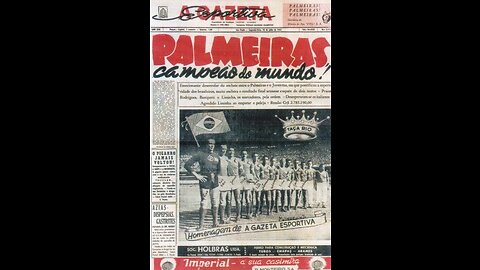 Palmeiras Campeão Mundial de 1951 - Estádio Maracanã