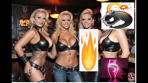 Hot Biker Vixens Visit the Rock Bar (Ai Lookbook)