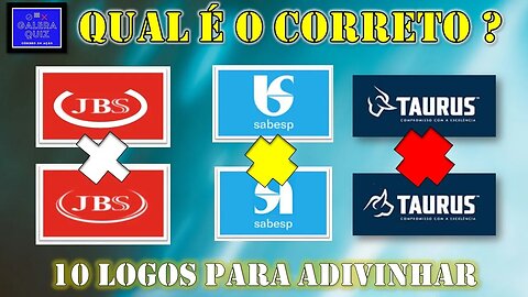 ADIVINHE A LOGO CORRETA #4 | QUIZ