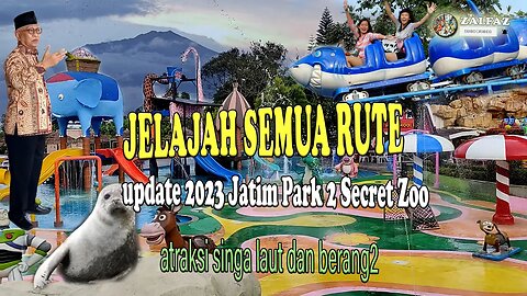 jatim Park 2 SECRET ZOO jelajah semua rute dan wahana, shark coaster, playground, kapal nuh