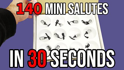 140 small salutes in 30 seconds