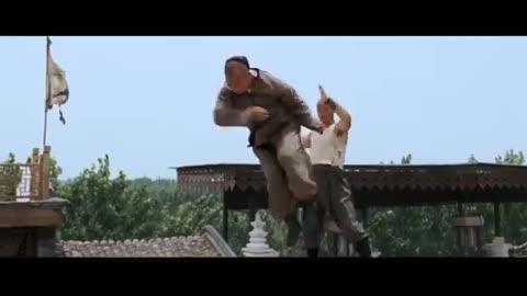 Jet Li's Fearless Fight Scene - The Tower