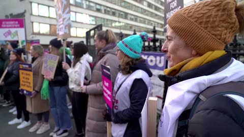 UK stages largest strike in health service history