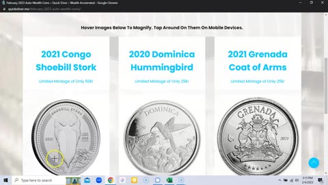 February 2023 Auto Ship Silver Bullion Coins