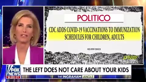 IngrahamAngle take on the CDC adding Covid-19 jabs to immunization schedules for children…