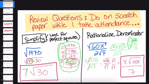 061 Adanced Algebra