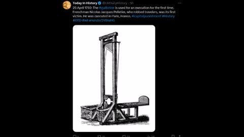 Today In History - Guillotine