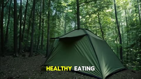 Camping meal plan for healthy eating