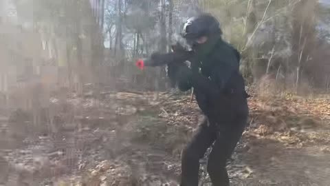 Awesome Full Black Airsoft Set Up