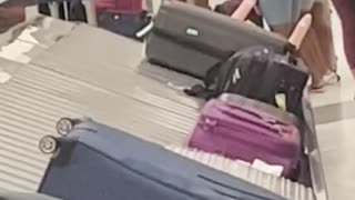 Who's baggage is this?