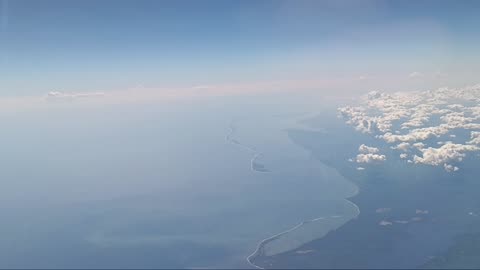 Panama City Beach From 35,000 Feet In The Air