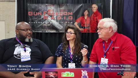 Tony Simon of 2A4E Diversity Shoot On-Location at GOA GOALS 2024 – GunFreedomRadio