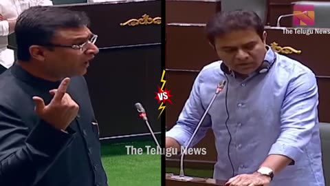 Akbaruddin Owaisi Vs KTR | Akbaruddin Owaisi Fire Speech In Assembly | The Telugu News