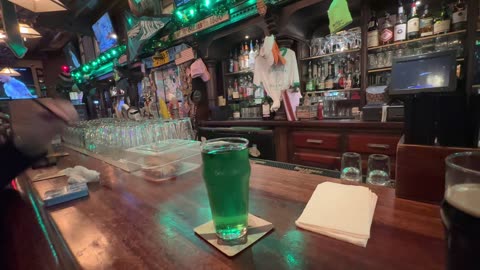 Green Beer at McGillin's