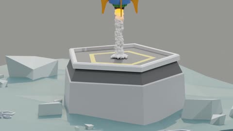 Rocket in Blender