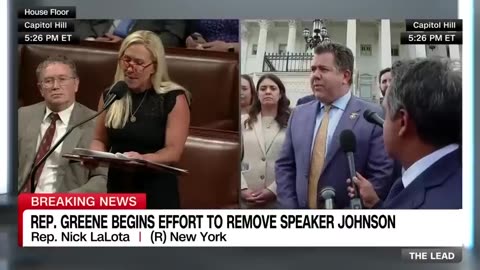 Marjorie Taylor Greene begins effort to remove Speaker Johnson CNN News