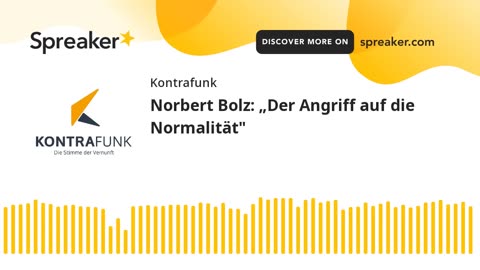 Audimax - Folge 8: Norbert Bolz: „Der Angriff auf die Normalität“