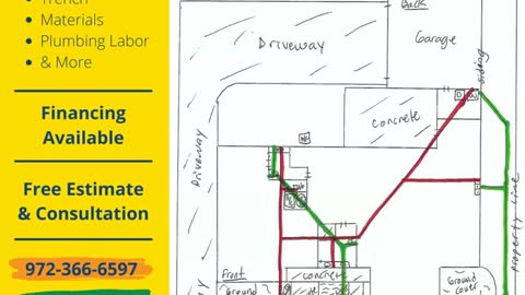 Cast Iron Pipe Replacement Example 75229 47%