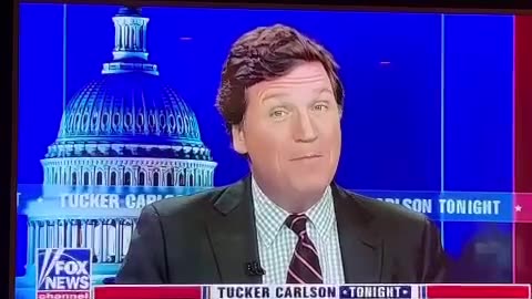 Tucker Carlson refers to the government as "lizard overlords."