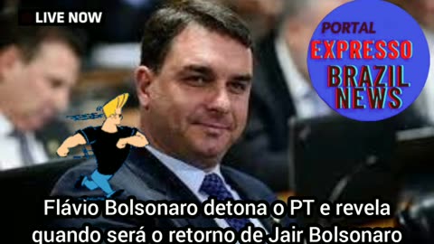 Flávio Bolsonaro detona o PT e revela quando será o retorno de Jair Bolsonaro