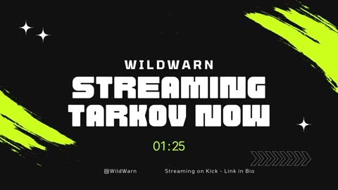 WildWarn Live on Kick - Escape from Tarkov Arena