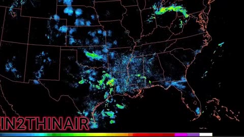 NEXRAD RADAR SITES SHOW INCREASED AIR FORCE ACTIVITY.