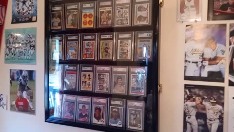 90) Card Display; 1956-89 HoF RC