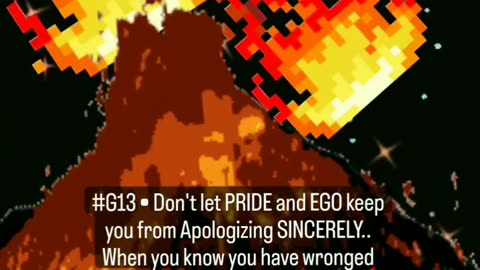 DON'T LET PRIDE AND EGO KEEP YOU FROM BEING SINCERE