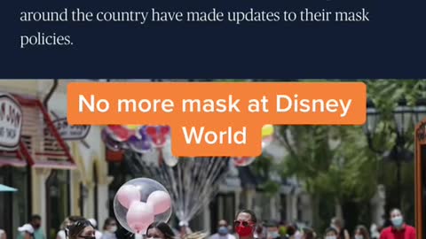 #disney #covid #mask #cdc #nomore #restrictionslifted