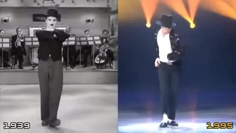 Did Michael Jackson copy Charlie Chaplin's dance? #michael jackson #charlie chaplin