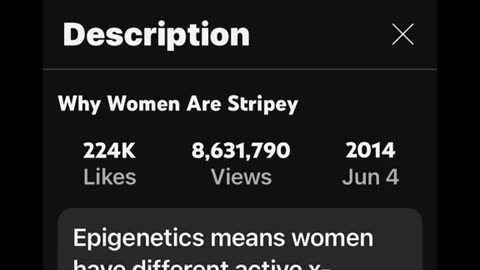 EPIGENETICS MEANS WOMEN HAVE DIFFERENT ACTIVE X-CHROMOSOMES IN DIFFERENT CELLS