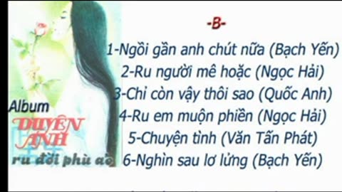 Album RU ĐỜI PHÙ ẢO - Tình Khúc Duyên Anh -Phần B