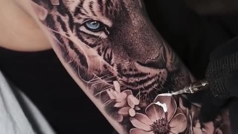 Another beautiful tiger done by Me - Jose Contreras in TEXAS!