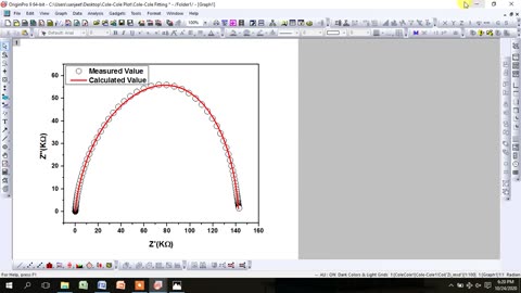 How to Fit circuit in Nyquist or Cole - Cole Plot using ZSimp Software