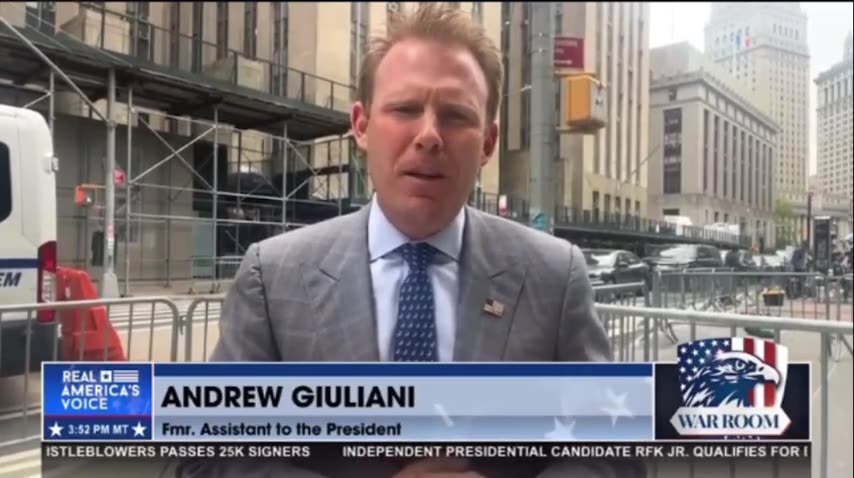 Andrew Giuliani- today was a great day for Donald J Trump