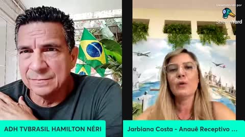 ADH TVBRASIL, HAMILTON NÉRI, TRÁS a Sra JARDIANA DA ANAUÊ RECEPTIVO, NATAL