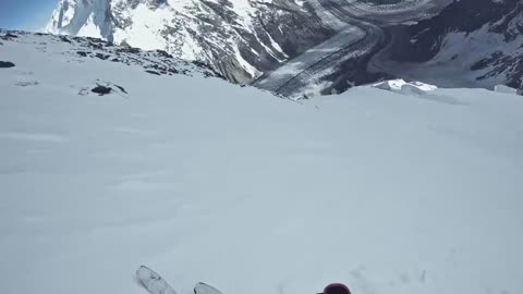 ski descent of K2