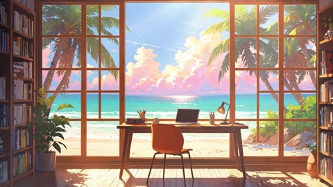 Summer Vibes: Lofi Hip Hop Beats for Chill Summer Evenings | HaHeeMi AI Studio