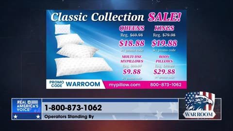 Go To MyPillow.com/warroom And Check Out The Classic Collection Sale!