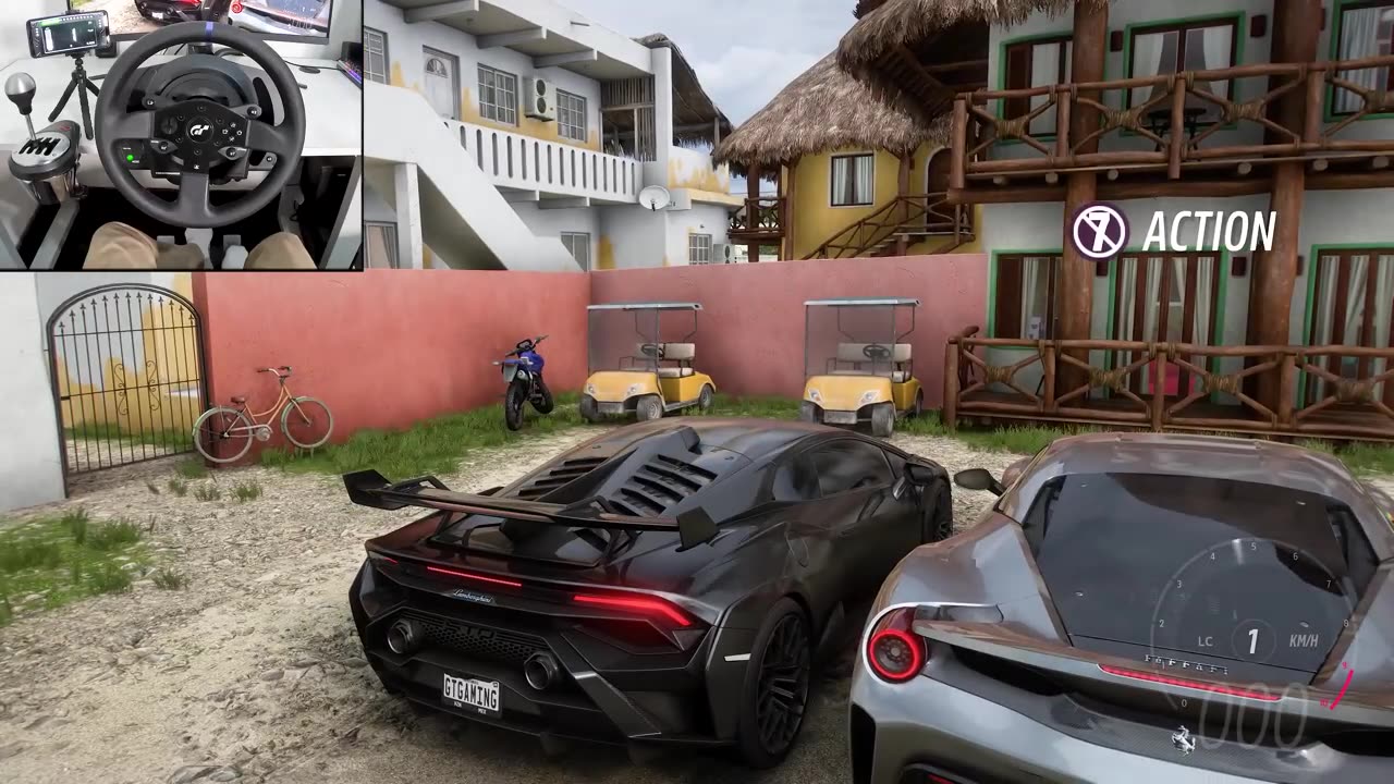 Lamborghini Huracán Sto Ferrari 488 Pista Forza Horizon 5 Thrustmaster