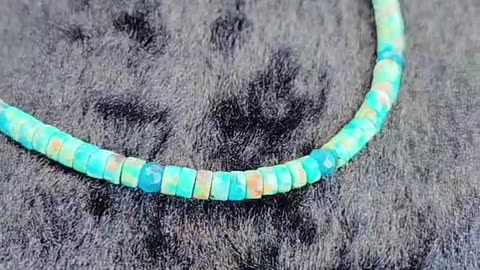 GN-20240923-02 Irregular faceted natural apatite Natural stablish turquoise jewelry necklace