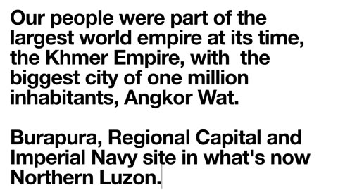 Northern Luzon was once part of Angkor Wat…