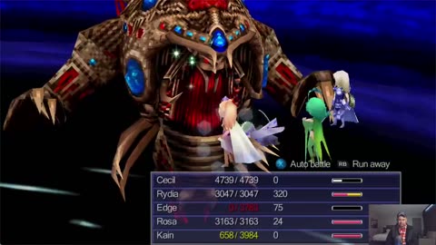 RJay64 Plays - Final Boss Zeromus In Final Fantasy IV 3D Remake (Steam) - Only 1HP Left!