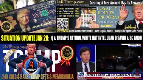 Situation Report Jan 30: A Final Solution! White Hat Intel! Trump & Q+ Return! Sg Anon, O Savin..