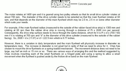 Large Flywheel Free Energy device simple enaugh to build