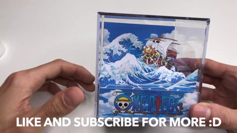 Famous One Piece Diorama Cube of Thousand Sunny / DIY Miniature Tutorial ワンピース