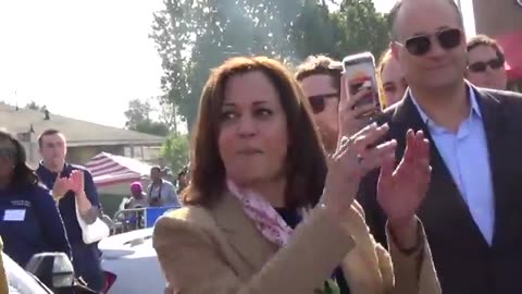 Kamala Harris Chanting 'Down with Deportation!' at 2018 Parade with Far-Left Protesters